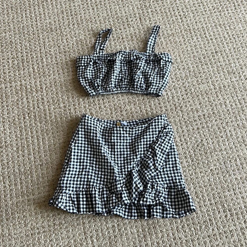 Skort skirt and top